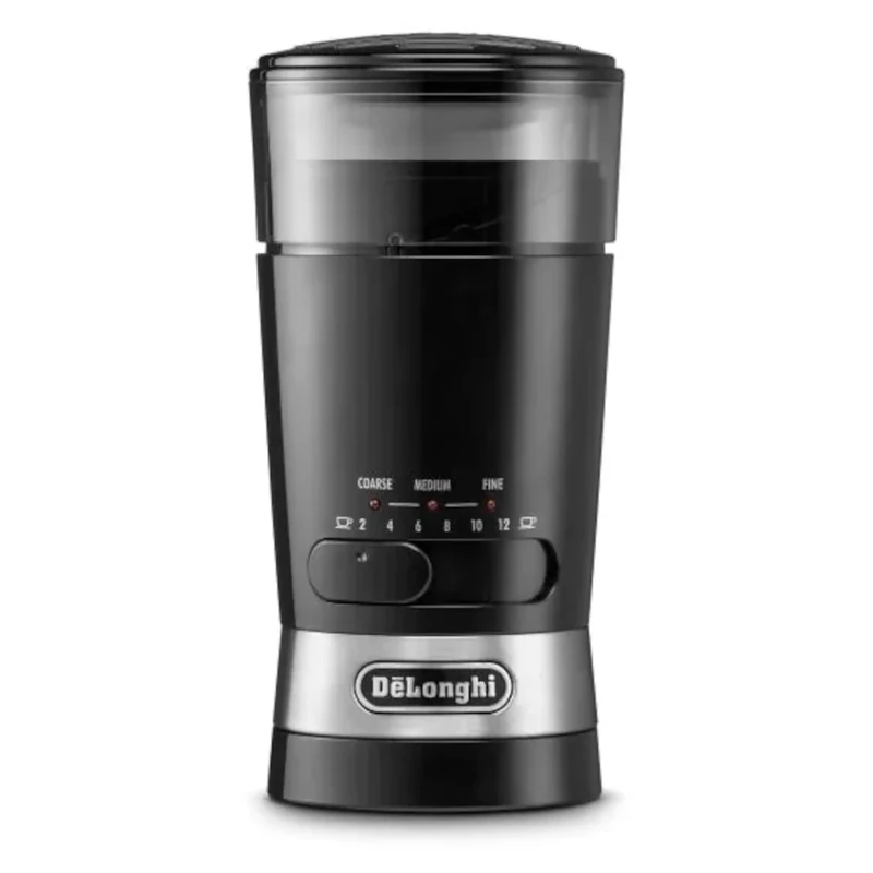 De'Longhi KG210 Electric Coffee Grinder, Stainless Steel, Black