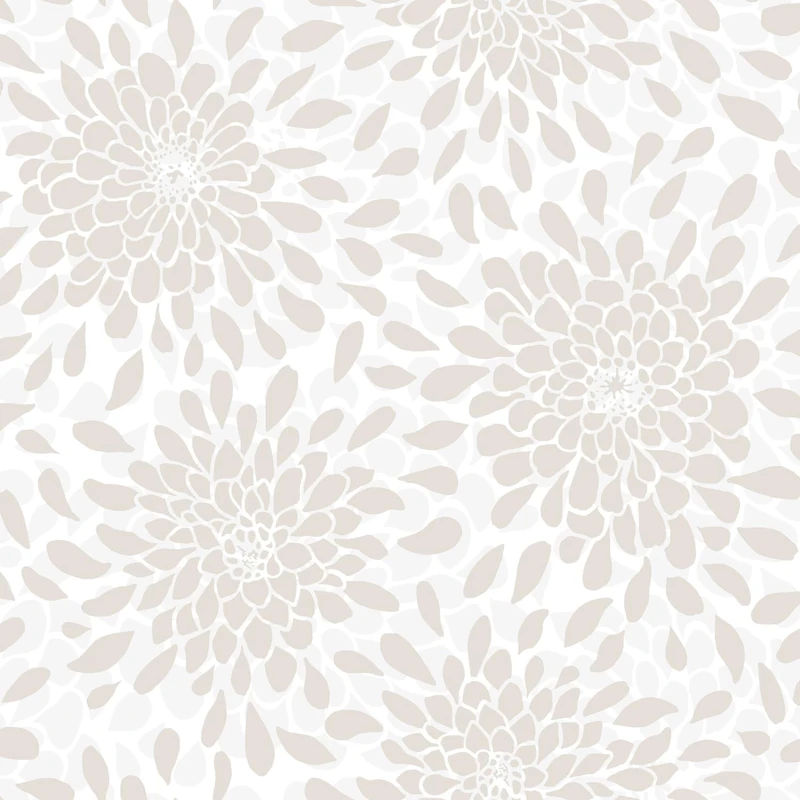 RoomMates RMK11480WP Beige Glitter Toss The Bouquet Peel and Stick Wallpaper, Large Sample