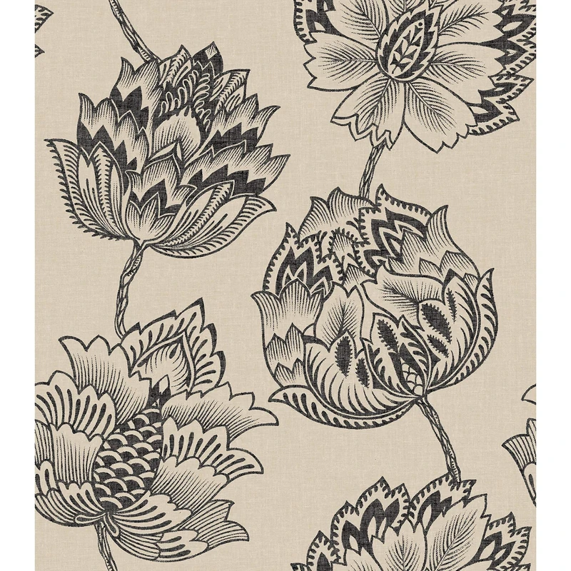 ROOMMATES Batik Jacobean Adhesive Wallpaper