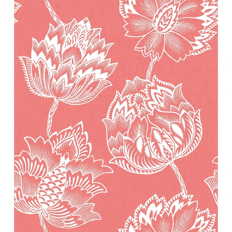 RoomMates RMK11485RL Self Adhesive Wallpaper, Pink, Roll