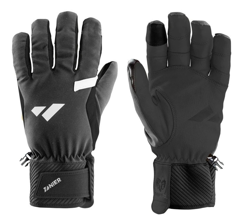 Zanier Unisex Adult 21118-2000-9.5 Gloves, Black, 9.5