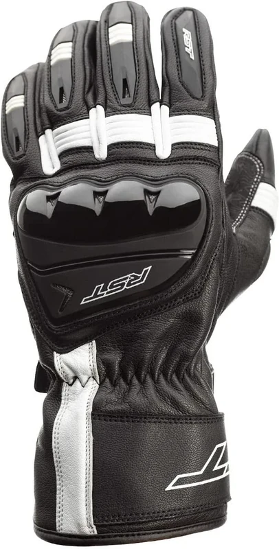 RST Pilot CE Black Leather Amara Motorcycle Glove Size 10