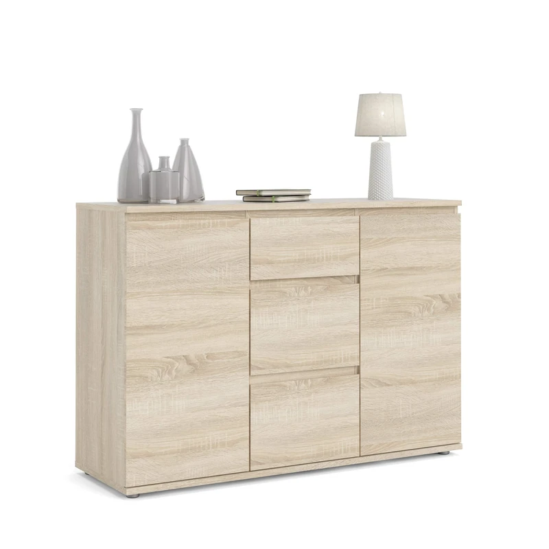 Tvilum Buffet, Oak structure, H. 83.7 x L 119.5 x 40 cm. - Image 1