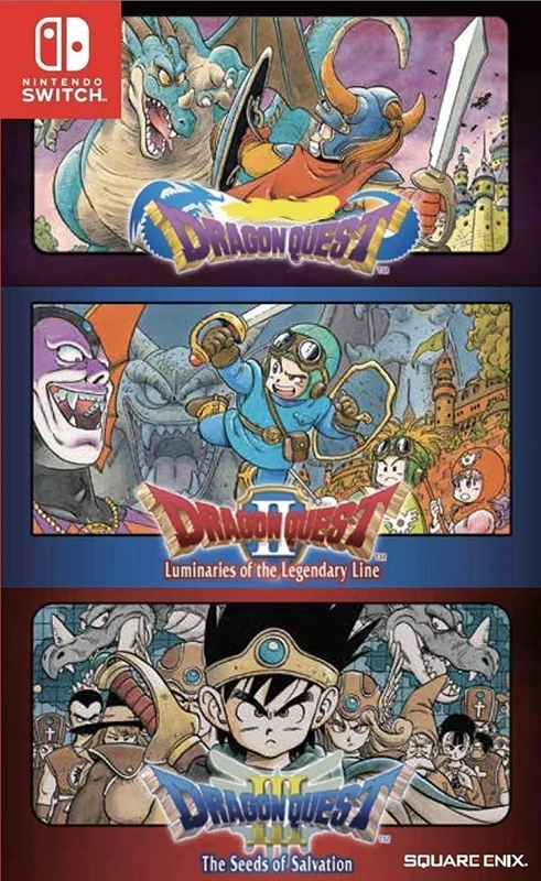 NSW 225353 Dragon Quest I, II & III (1, 2 & 3) Collection (#), Black
