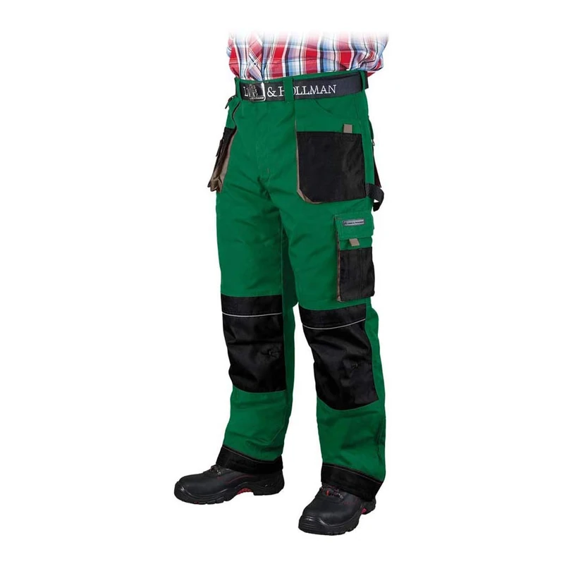 Leber&Hollman LH-FMNW-T_ZBSM Formen Protective Insulated Trousers, Green-Black-Grey, M Size