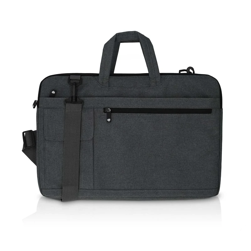 NEDIS Notebook Bag | 17-18 Inch | Carrying Belt | 8 Compartments | 30 mm | 320 mm | 460 mm | Polyester, black, Medium - Image 1