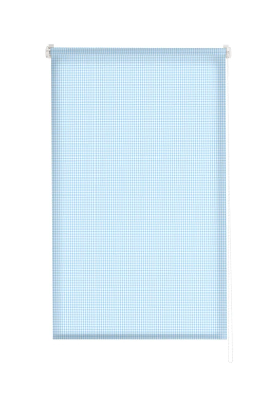 Estoralis Vichy-1 Polyester Digital Blind, Polyester aluminium Plastic, blue, 130 x 175 cm
