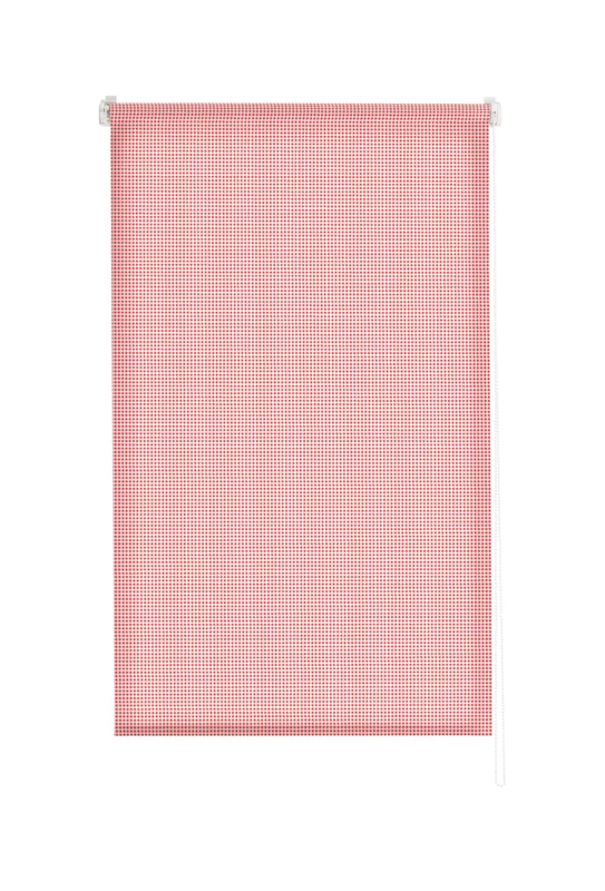 Estoralis Vichy-1 Polyester Digital Blind, Polyester aluminium Plastic, red, 90 x 150 cm