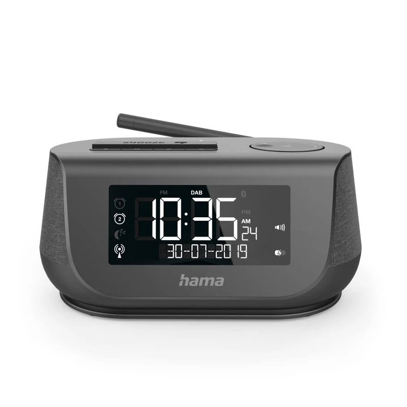 Hama DR36SBT radio Clock Digital Black