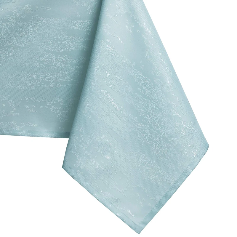 AmeliaHome Lotus Effect Water-Repellent Polyester Tablecloth 140 x 300 cm Blue Vesta