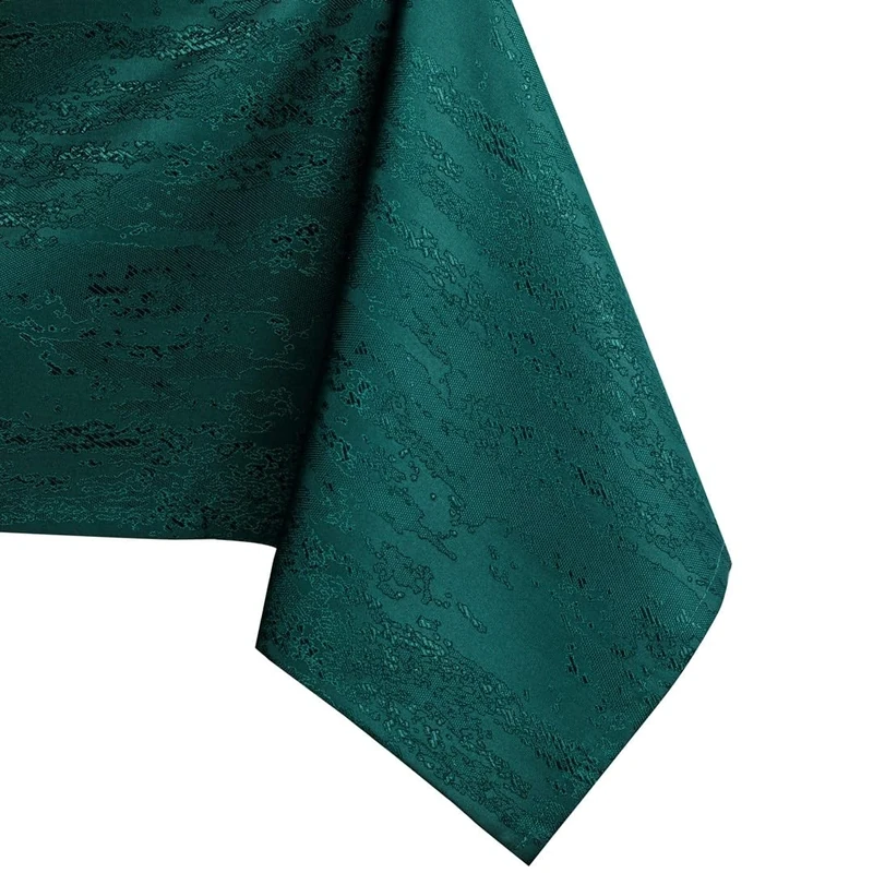 AmeliaHome Lotus Effect Water-Repellent Polyester Tablecloth 140 x 350 cm Green