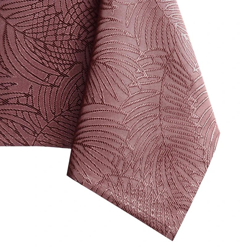 AmeliaHome Gaia Tablecloth, Stain Protection, Lotus Effect, Washable, Water-Repellent, Ornamental Gaia, Dusky Pink, 110 x 240 cm