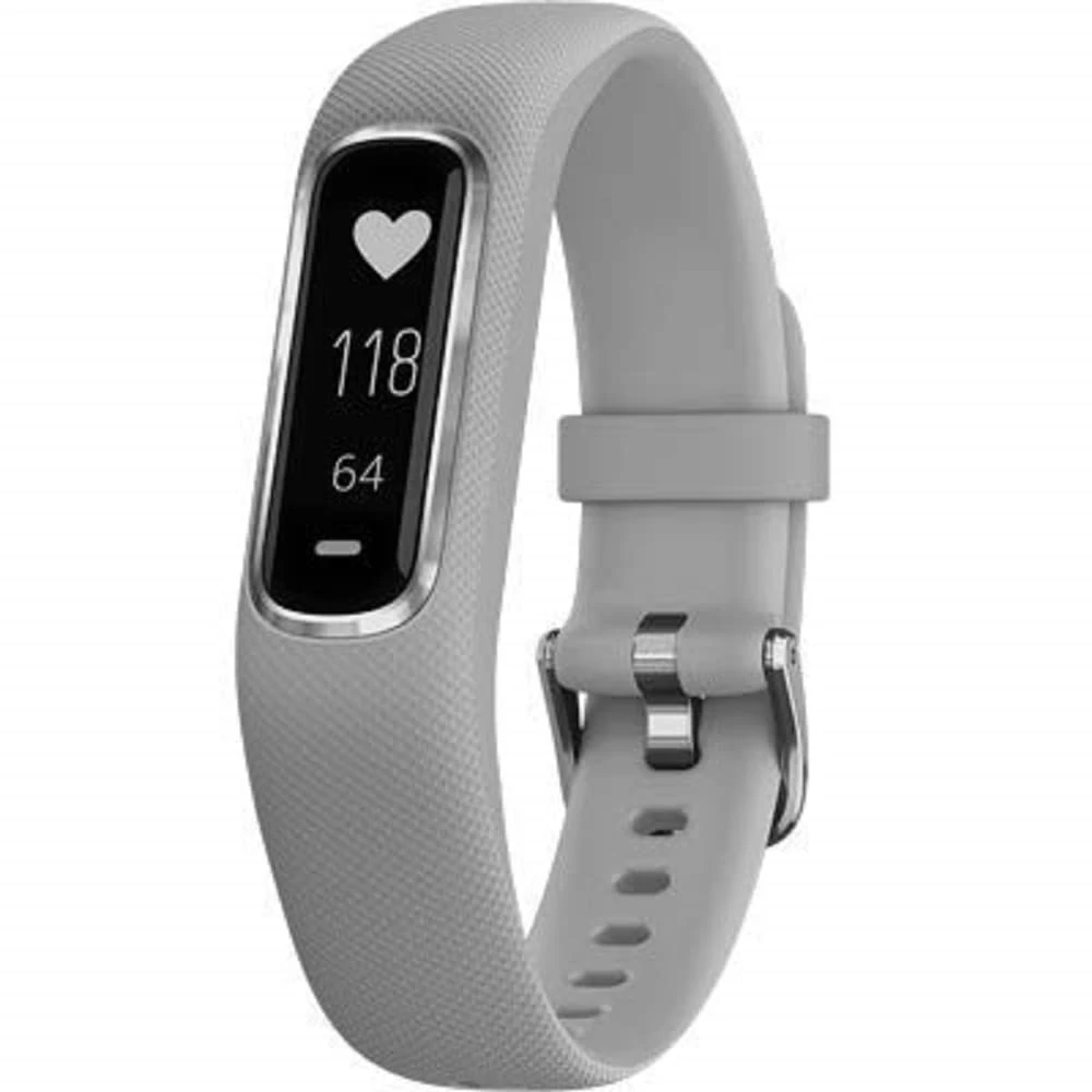 Garmin [ Renewed vivosmart 4, Smart Health and Fitness Activity Tracker, Grey, Small/Medium (Renewed)