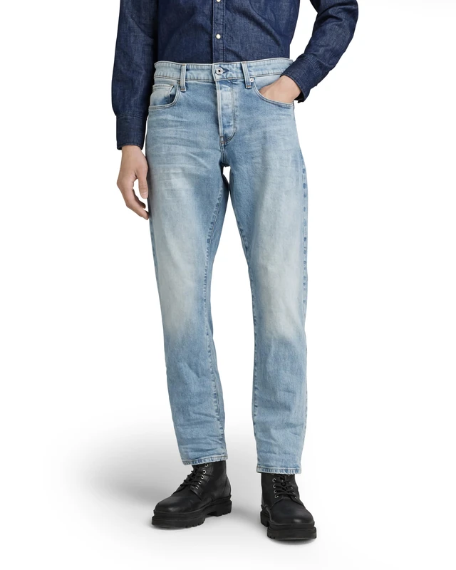 G-STAR Men's 3301 Regular Tapered Jeans, Blue (vintage azure 51003-C052-A802), 28W / 30L