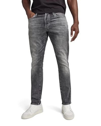 G-STAR Men's 3301 Regular Tapered Jeans, Grey (faded bullit 51003-C293-B466), 38W / 36L
