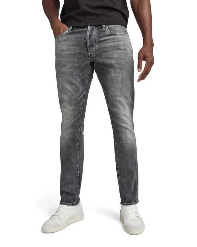 G-STAR Men's 3301 Regular Tapered Jeans, Grey (faded bullit 51003-C293-B466), 28W / 32L