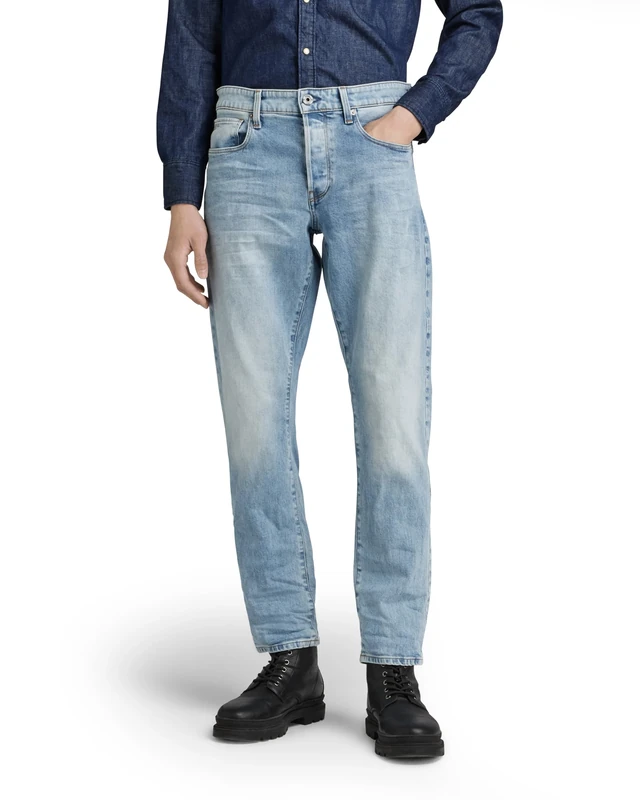G-STAR Men's 3301 Regular Tapered Jeans, Blue (vintage azure 51003-C052-A802), 30W / 30L