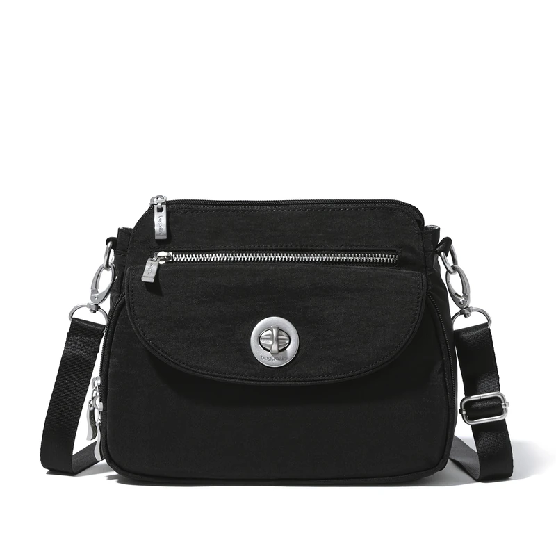 Baggallini Women's Calais Crossbody Bag, Black, One Size