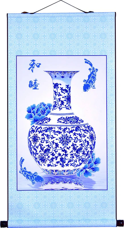 DIAMOND DOTZ Painting Kit: Oriental Blessing Peace, 41.4 x 61.2cm