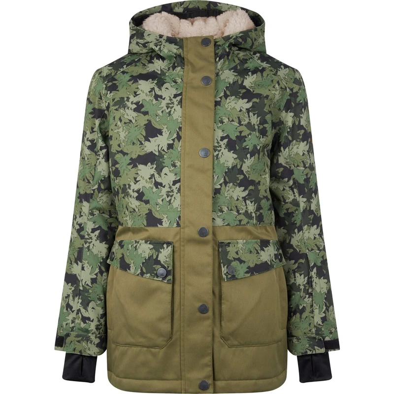 FIREFLY Firefly Kids Daisy Jacket - Melange/Olive, Size 152 - Image 1