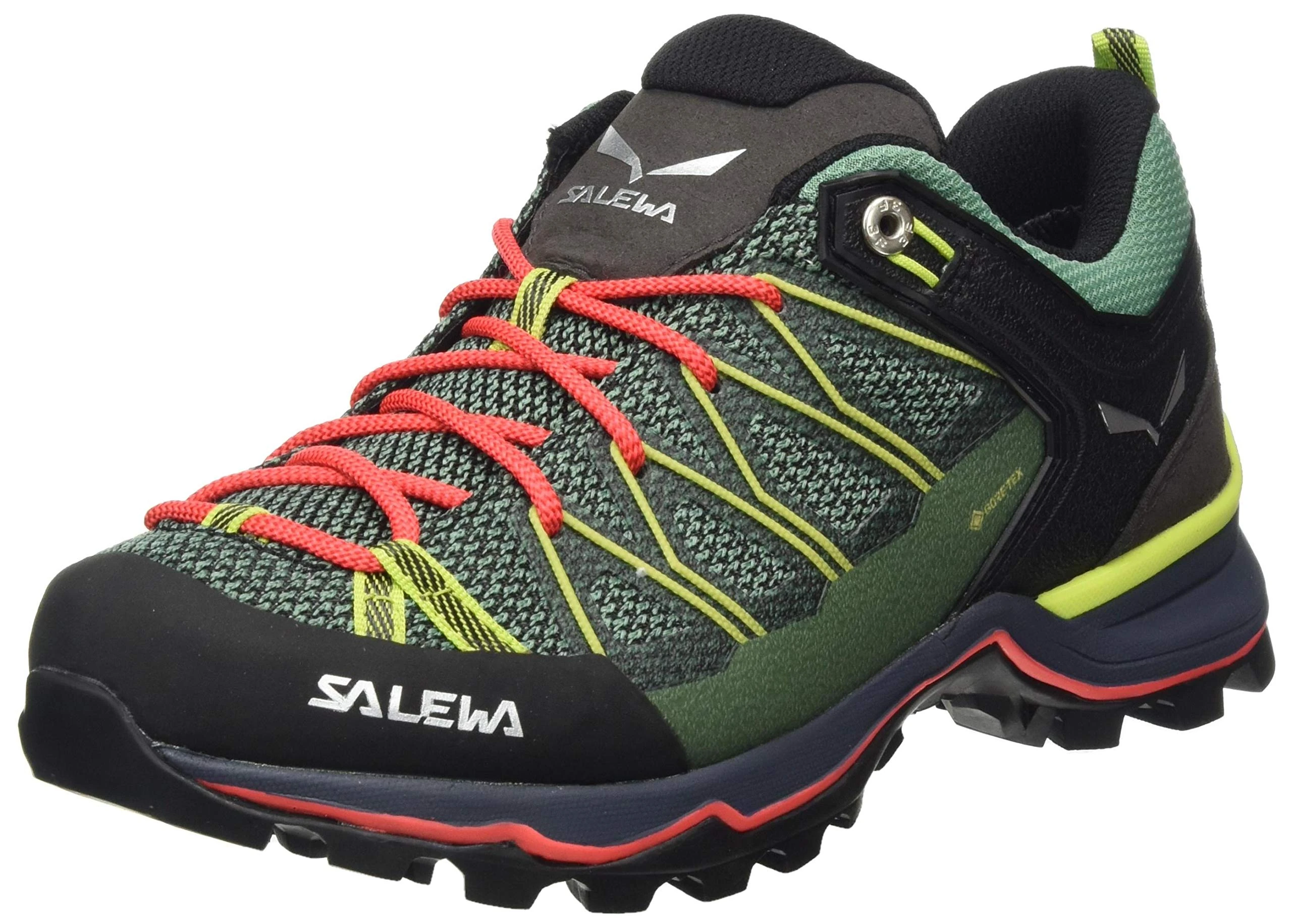 Salewa Ws Mtn Trainer Lite Gtx, Feld Green/Fluo Coral, 6, Female