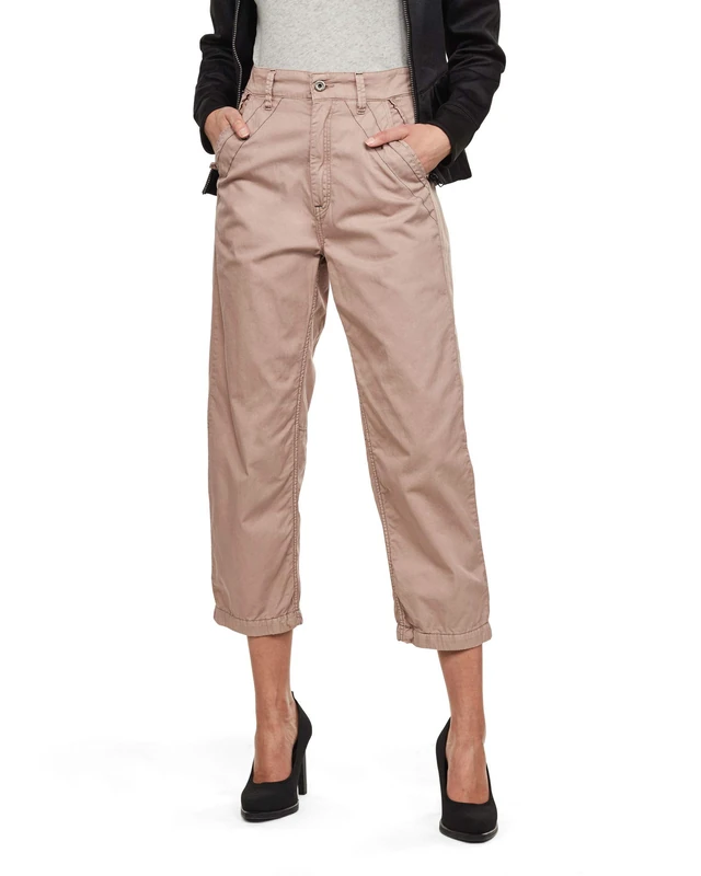 G-Star Women's Army City Mid Boyfriend Straight Pants, Pink (lt skin gd D17041-C322-B568), 25W / 30L