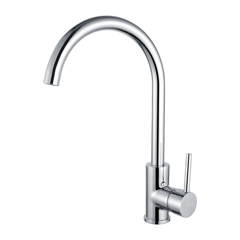 Kibath L412561 Creta Chrome Gloss Kitchen Sink Mixer Tap - Image 1