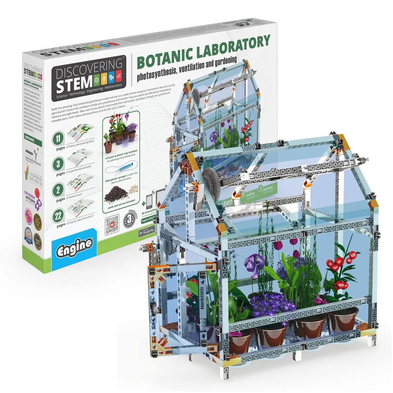 Engino Discovering Stem Botanic Laboratory Construction Toy Kit - Image 1