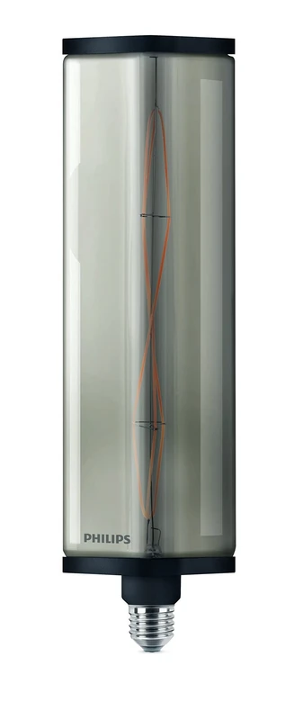 Philips LED Classic Dimmable Smoky Crystal Giant Lamp [E27 Edison Screw] 6.5 W - 30W Equivalent, Warm White 2700K