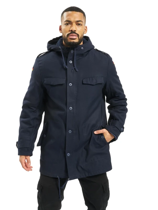 Brandit BW Parka Flag, color: navy, size: 50