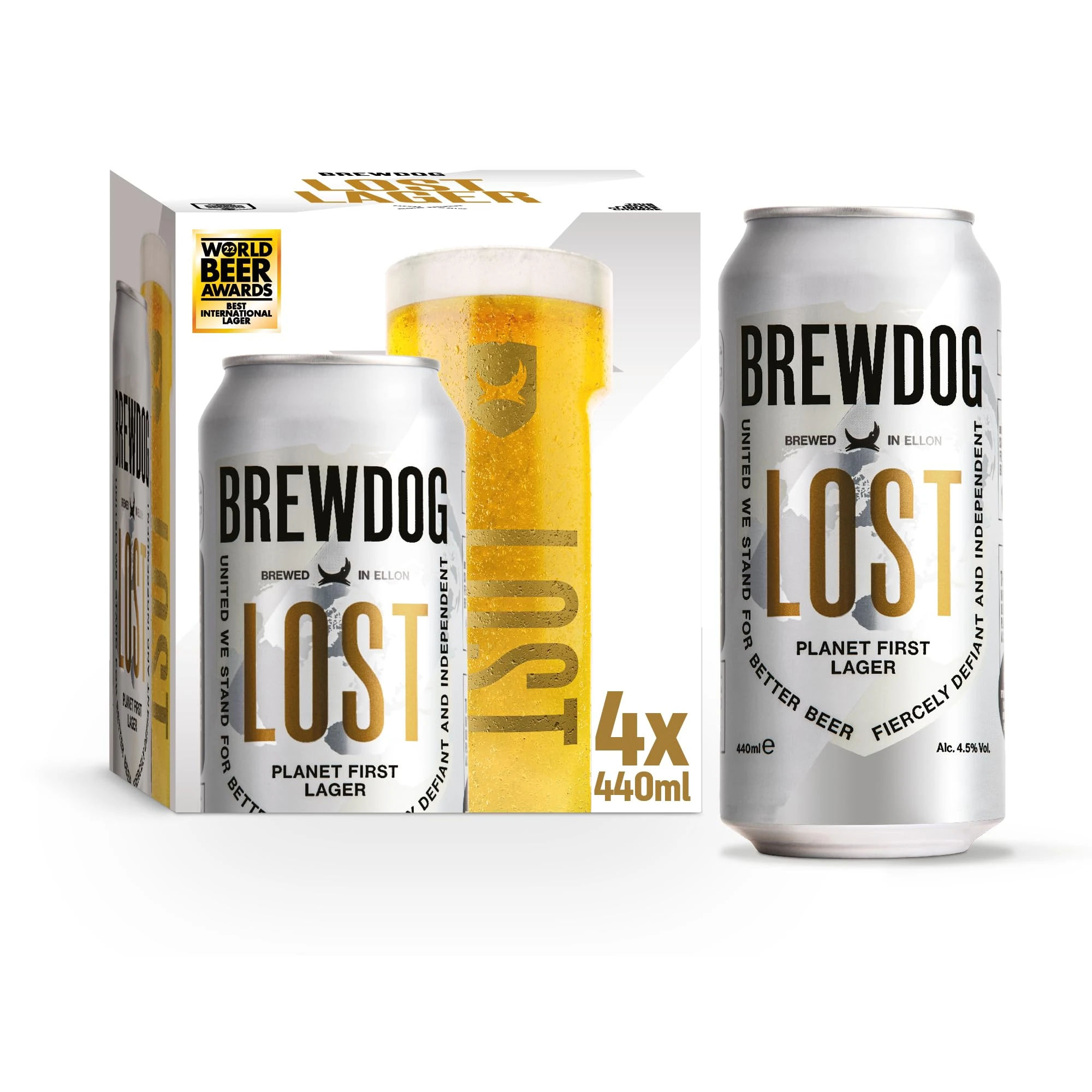 BrewDog Lost Lager 4 x 440ml