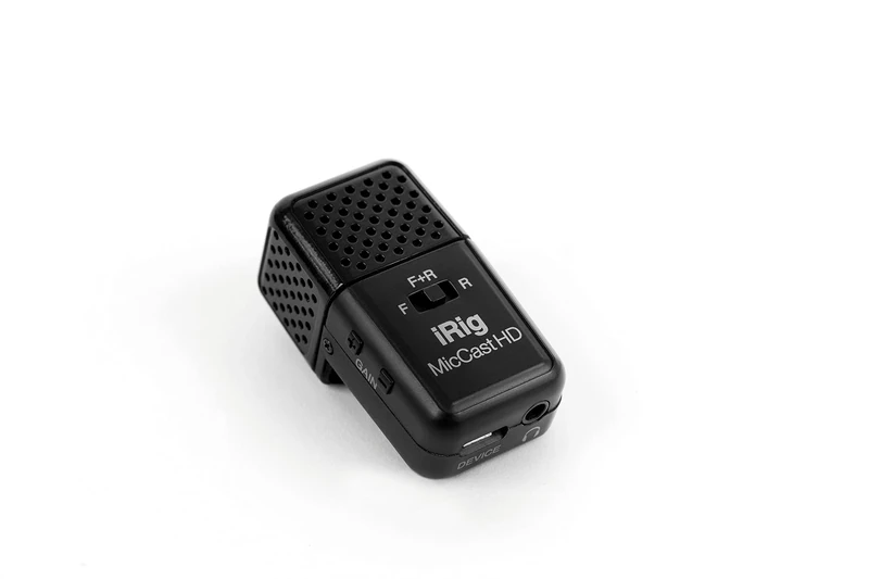IK Multimedia iRig Mic Cast HD | Dual-sided digital voice microphone for iPhone, iPad and Android