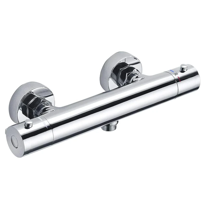 Kibath L418551 Thermostatic Shower Tap for Paris Handles Zinc, Chrome Gloss