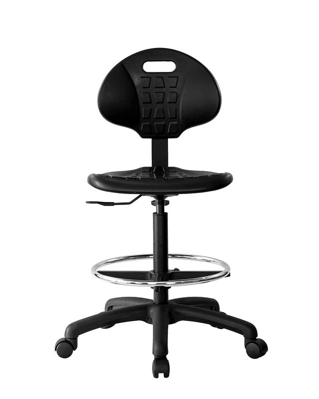 Chair Master Drafting Stool - 23-33" Seat, Footring, Cleanroom 10,000