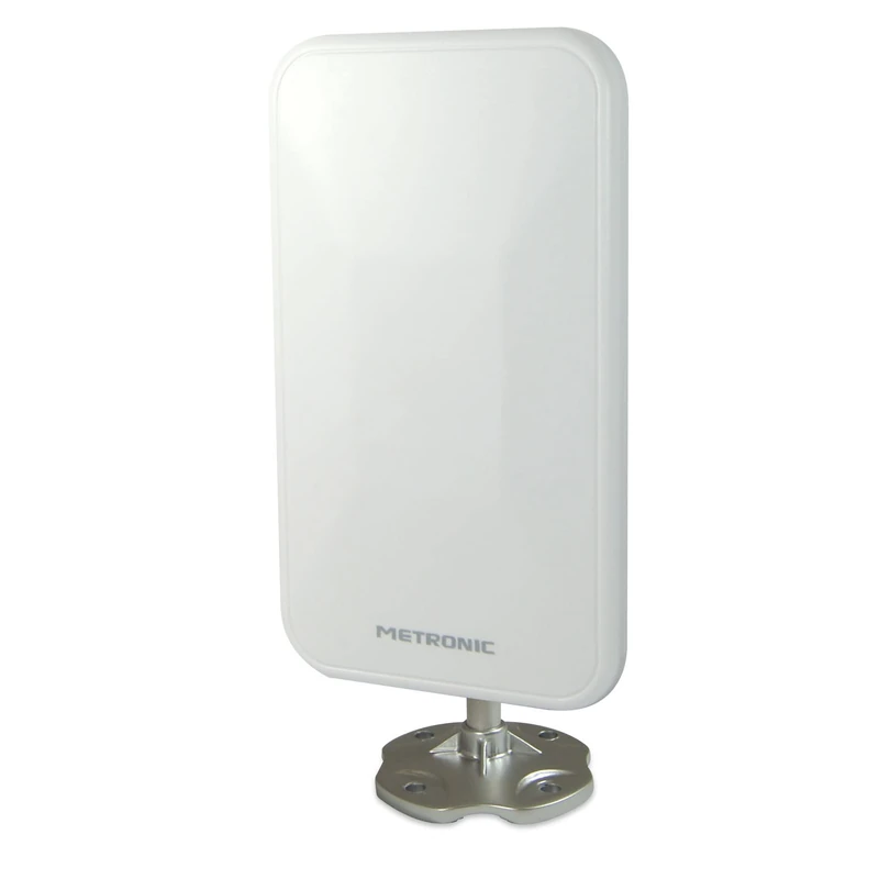 Metronic 415981 XP 94 4K Dab+ UHD Compact DVBT/DVT2 5G Protection Outdoor Antenna - White - Image 1