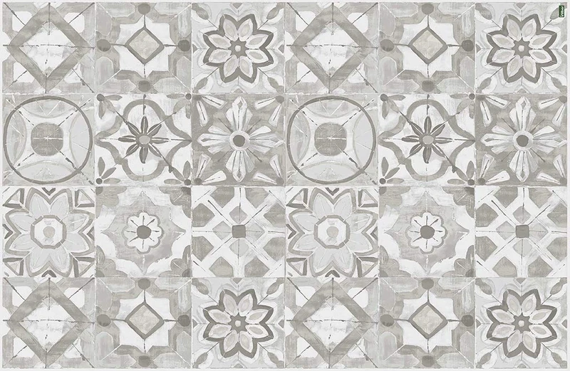 Vilber KOLLAR DU 10 78X120, Vinyl, beige/grey-10, 78 x 78 cm (Rectangular)