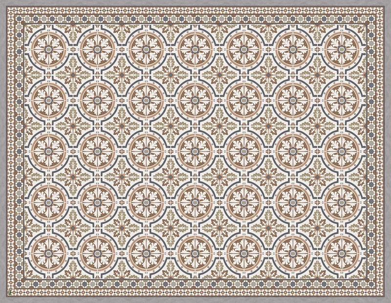 Vilber, Vinyl Rug, TANGER DU 01 155X200X0.22 cm