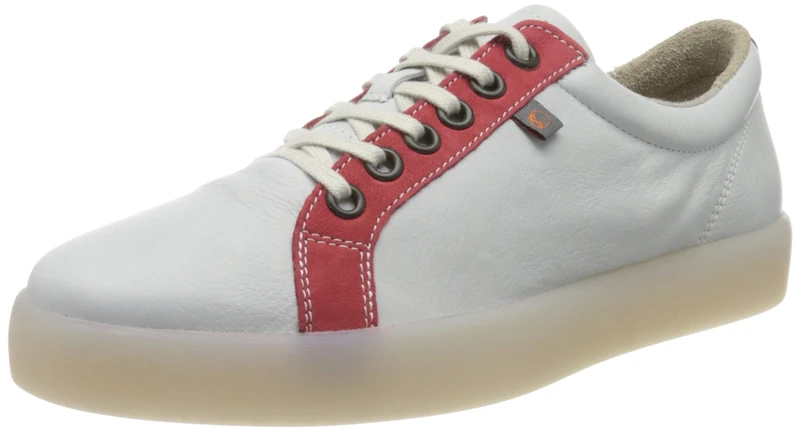 Softinos Men's Reed595sof Sneaker, Multicolor (White/Lipstick Red 003), 6.5 UK (40 EU) - Image 1