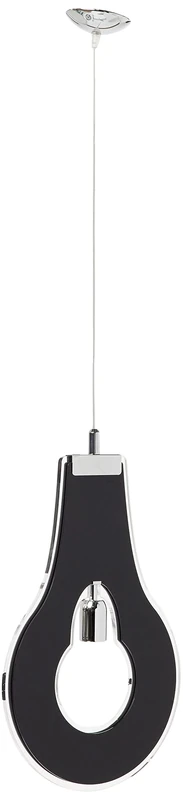 Selene Illuminazione Chandelier, Metal pmma, 42 W, Black