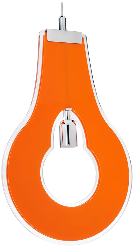 Selene Flat Chandelier 42 W - Orange Contemporary Lighting