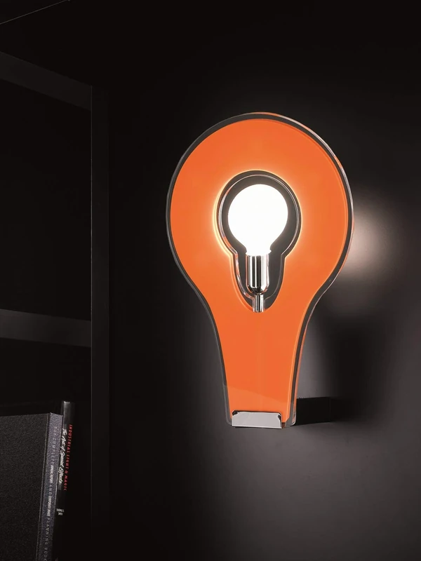 Selene Flat Wall Light 42 W, Orange