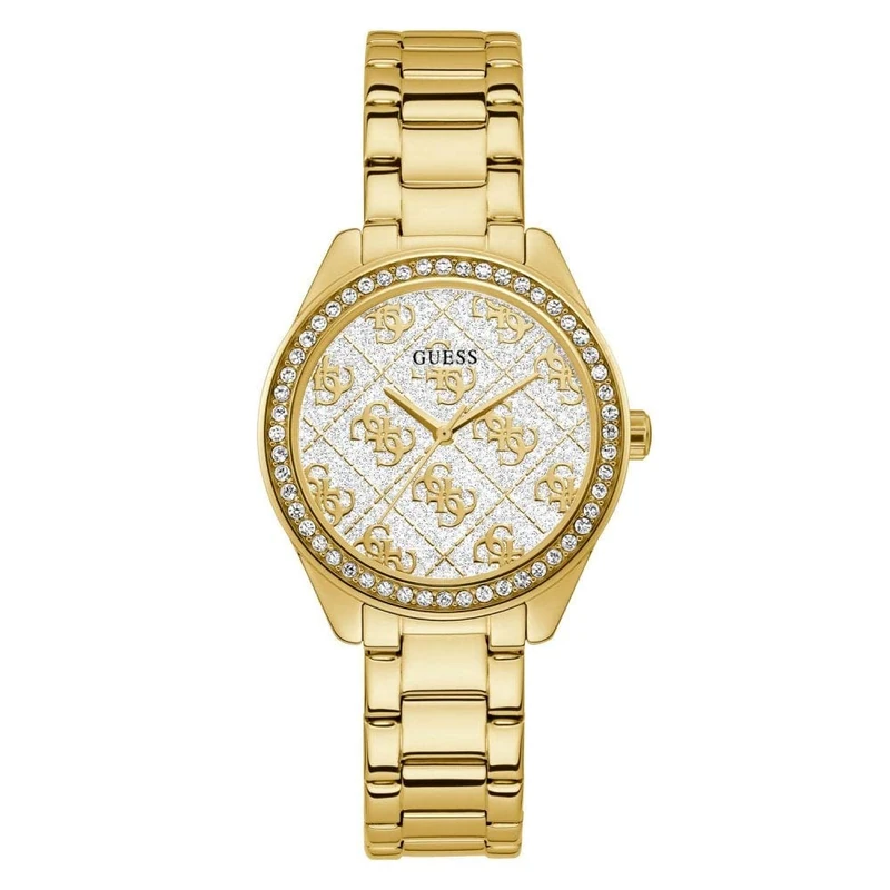 GUESS Girls Analog Watch with Stainless Steel Strap GW0001L2