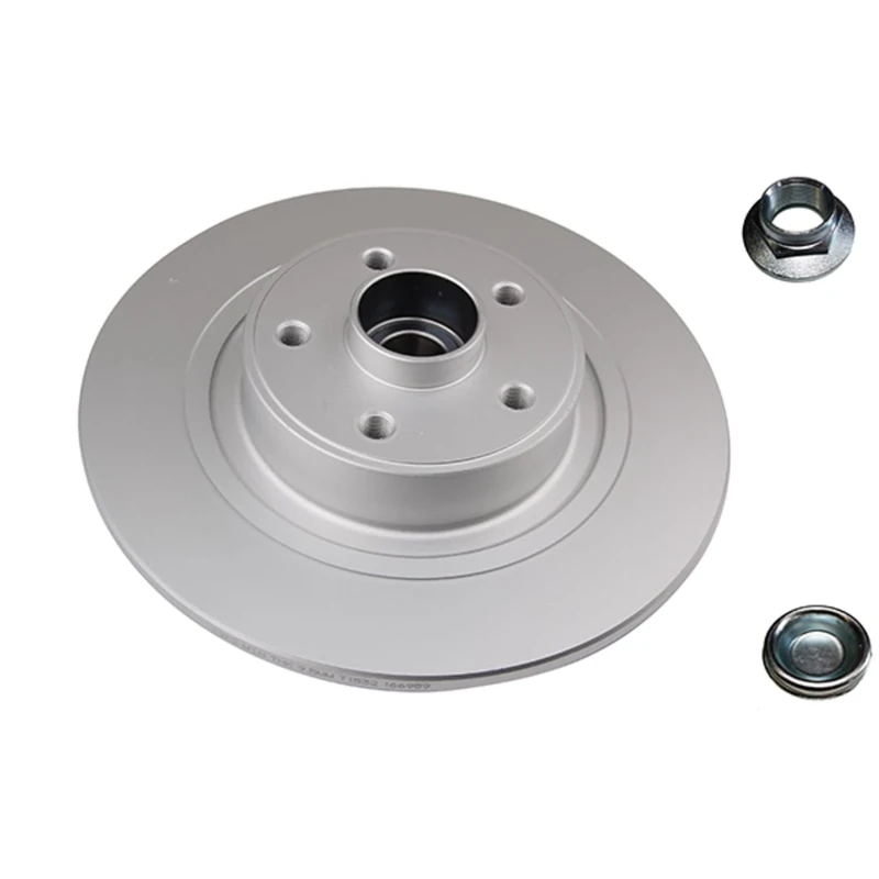 VALEO - Coatedbrake disc - 675400 - Box of 1 solid disc - Rear axle - Similar to OE design and quality - Valeo, Braking expert since 1923