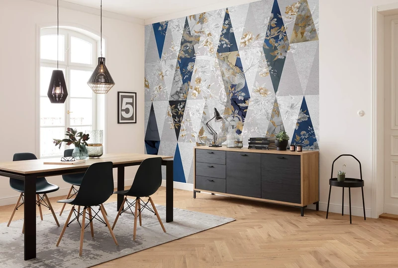 Komar Non-Woven Photo Wallpaper ROI | Wallpaper, XXL, Decoration, Art Nouveau Style, Bedroom, Living Room, Office, Hallway, Size 300 x 280 cm (Width x Height) | HX6-043 | Multi-Coloured