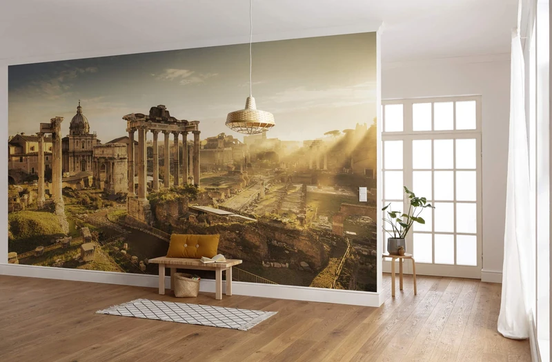 Komar SHX10-047 Non-Woven Photo Wallpaper Forum Romanum XXL Decoration Nature Landscape Bedroom Living Room Office Hallway 500 x 280 cm Wide x Height Multi-Coloured - Image 1