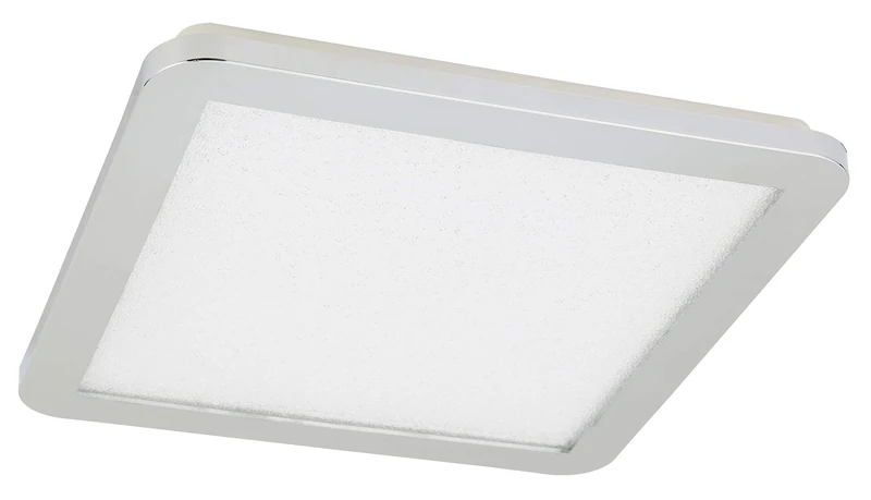 WOFI Donna Ceiling Light, Plastic, 16.5 W, Chrome - Image 1