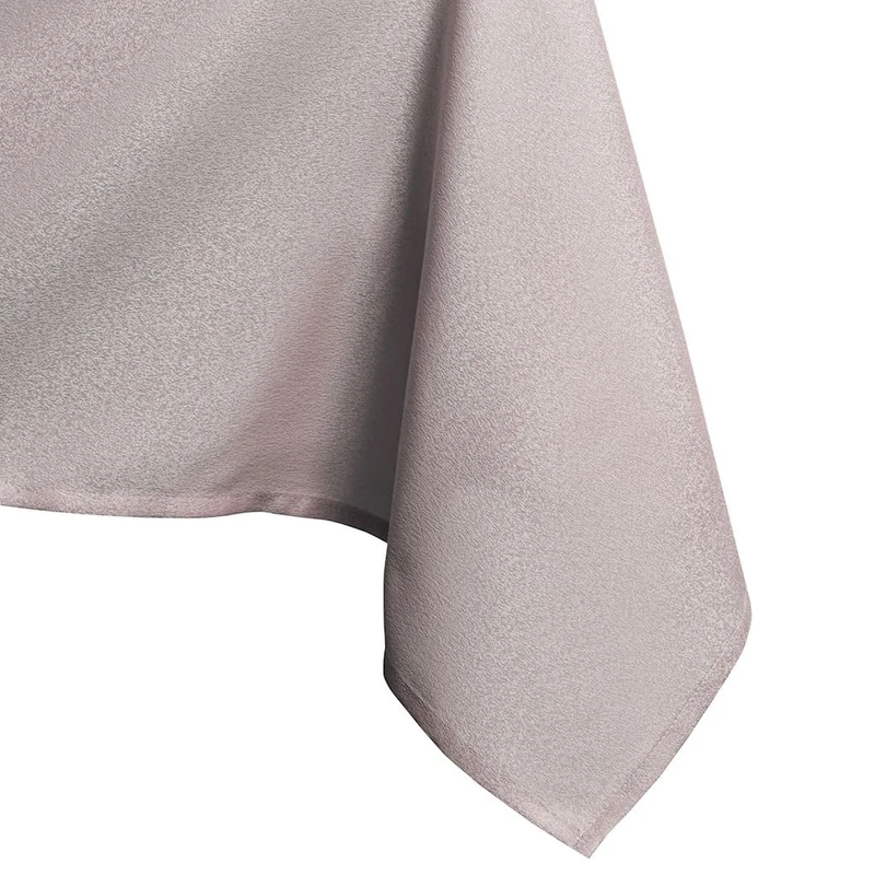 AmeliaHome Tablecloth Table Cover Table Covers 140 x 400 cm Stain Protection Lotus Effect Washable Water-Repellent Glossy Smooth Empire Powder Pink