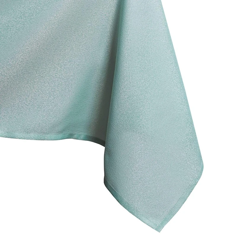 AmeliaHome Tablecloth 110 x 240 cm Tablecloth Stain Protection Lotus Effect Washable Water-Repellent Glossy Smooth Empire Mint