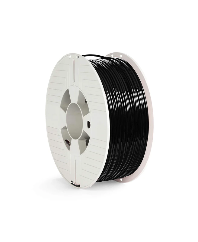 VERBATIM PLA filament 3D printing 2.85mm 1kg I high end polyactide filament for material extrusionI for 3D printer and 3D penI 3D printer filament made of PLA 1 spool 126m black - Image 1