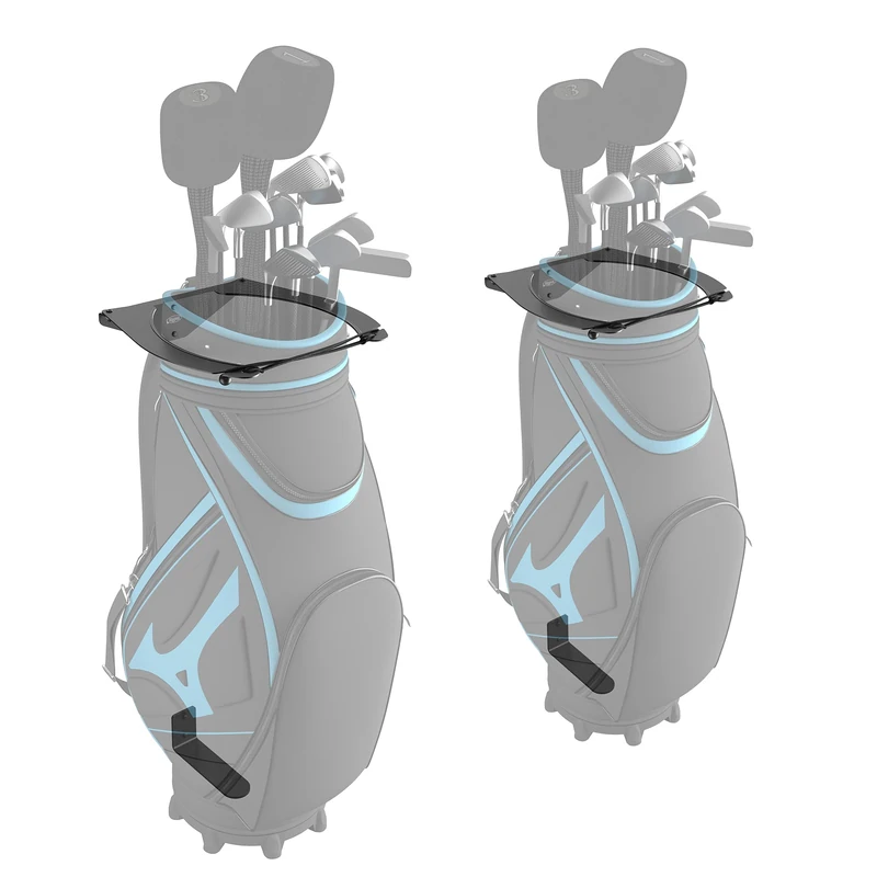 Koova Golf Bag Storage Rack for Two Bags - Wall Mount Garage Organizer for Clubs - Fits Any Size Cart or Stand Bag - Easy to Install - Includes 2 Full Size Golf Bag Racks - Image 1